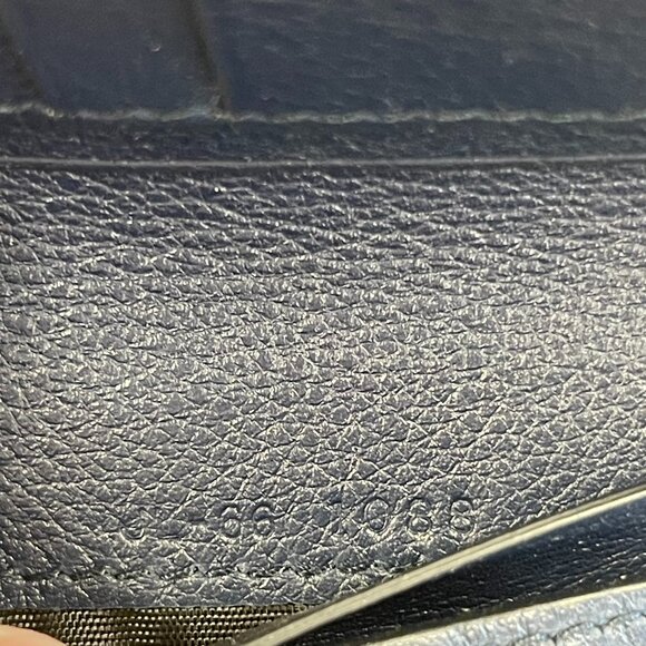 Salvatore Ferragamo Motif-Printed Bi-Fold Leather Wallet - Navy/Multi - NWOT - Picture 5 of 9